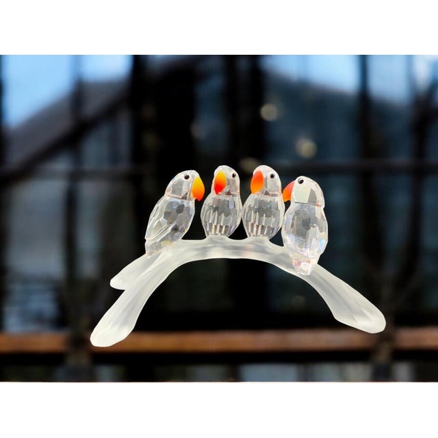 2000 - 2009 Statuetta Baby Lovebirds by Swarovski, 2000s For Sale - Image 5 of 14