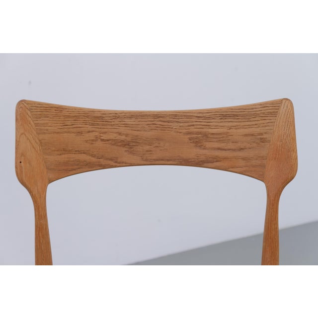 Danish Modern Oak Side Chair by Bernhard Pedersen & Son, 1960s For Sale - Image 12 of 18