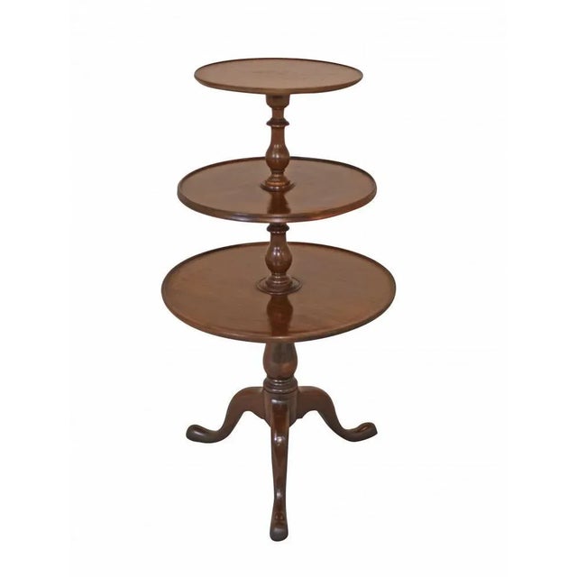 Mahogany Wine Table Tiered Chippendale Stand For Sale - Image 9 of 9