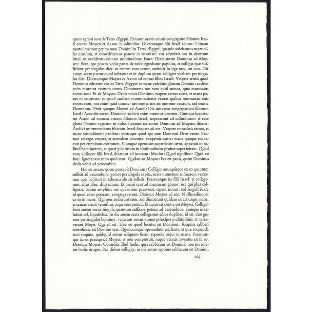 Gray 1967 Salvador Dalí Biblia Sacra Lithograph "Vir Et Mulier in Paradiso Voluptatis" (Man and Woman in Paradise) For Sale - Image 8 of 11