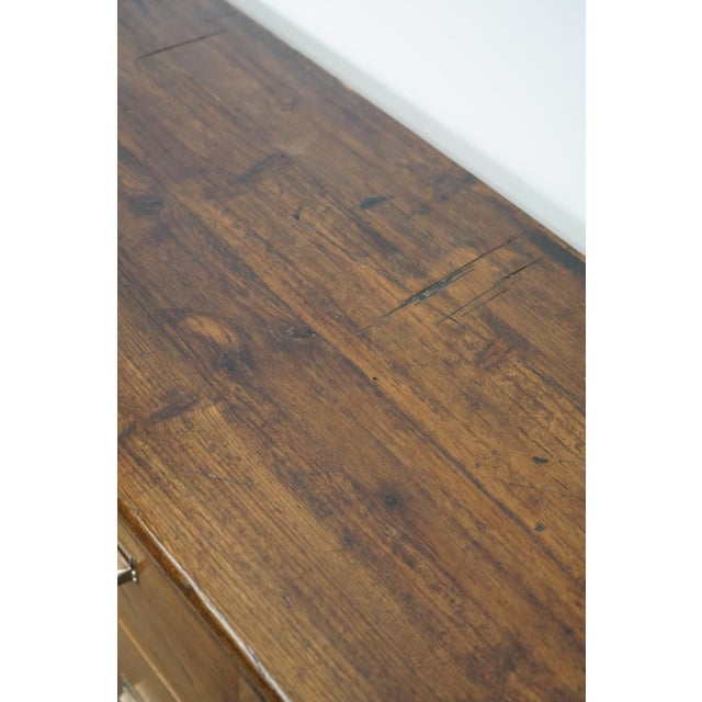 Large Mid-Century French Pine and Oak Apothecary Cabinet, 1950s For Sale - Image 9 of 18