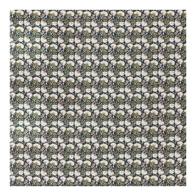 Morris & Co. Wardle Weave Fabric in Indigo - a sample For Sale