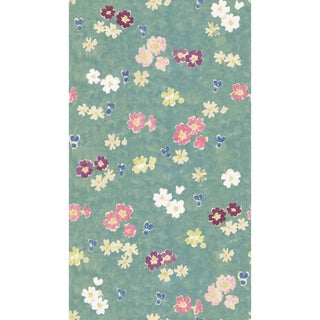 Sample - Large Scale, Flower Field Wallpaper by Paule Marrot in Flower Field For Sale