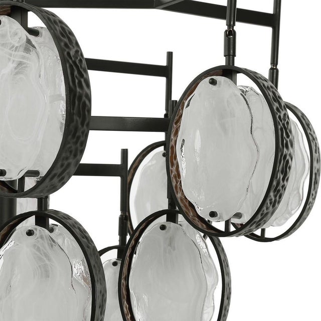Kenneth Ludwig Chicago Maxin 15 Light Adjsutable Chandelier For Sale - Image 4 of 6