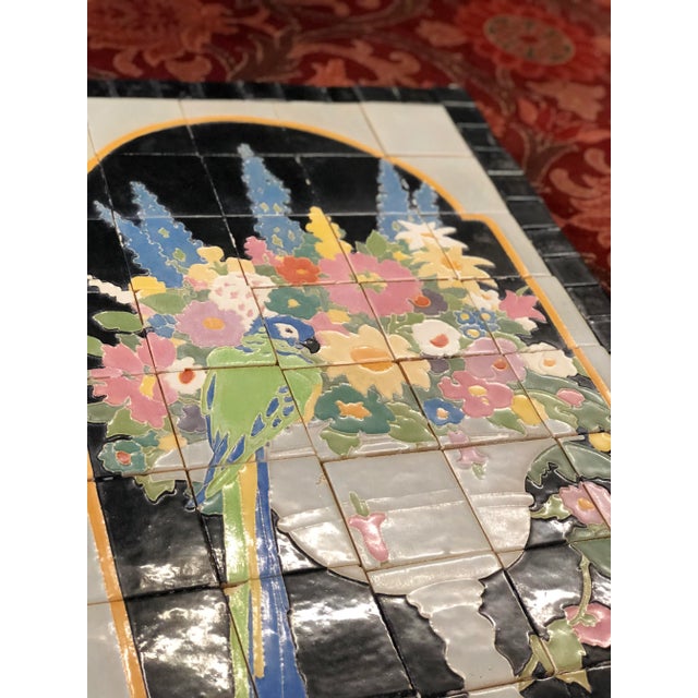 1920s Antique Claycraft Tile Company Mural For Sale - Image 10 of 13
