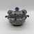 Antique Salopian-Type Black Transferware Covered Sugar Bowl, Staffordshire, Circa 1820s A striking antique English covered...