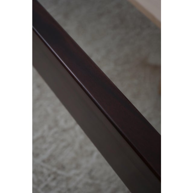 Stickley Colonial Williamsburg Carved Mahogany Queen Poster Bed For Sale - Image 14 of 18
