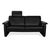 Black Leather Lucca Two-Seater Sofa with Headrest from Willi Schillig For Sale - Image 16 of 16