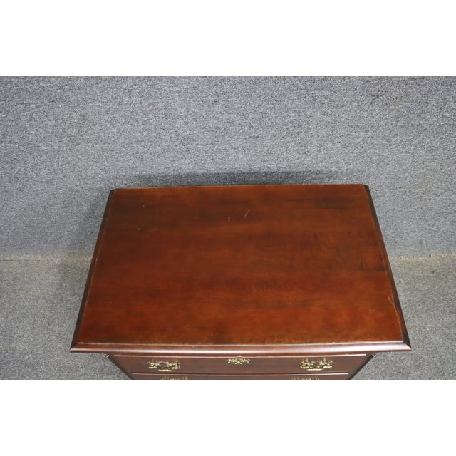 Late 20th Century Kincaid Furniture Cherry Gentleman’s Chest For Sale In Philadelphia - Image 6 of 12