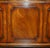 Vintage Flamed Hardwood Sideboard Bookcase with Three Large Drawers For Sale - Image 9 of 18