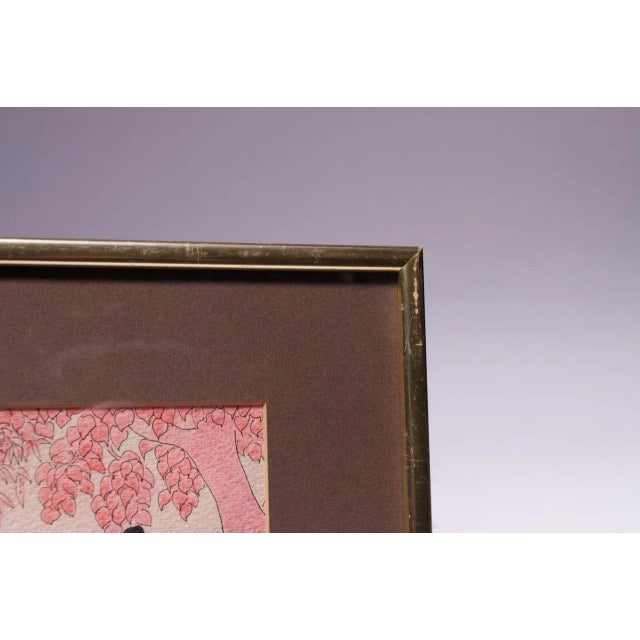 Vintage Southeastern Asian Figural Ink and Watercolor For Sale - Image 10 of 12