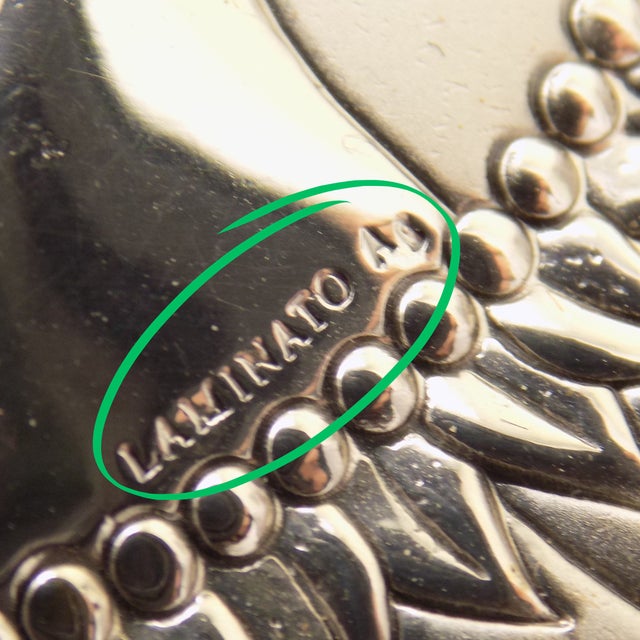 5 X Vintage Italian Handmade Silver Plate and Silver Sheet With Wood (Lamina) Sacred Bedside Icons For Sale - Image 13 of 17