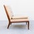 T.H. Robsjohn Gibbings Restored 1950s Attributed to t.h. Robsjohn-Gibbings for Widdicomb Walnut Slipper Chair For Sale - Image 4 of 15