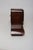 German Art Deco Mahogany and Brass Mantle Clock With Key by Emes For Sale - Image 9 of 18