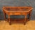Wood Spanish Oak Console Table With Drawer and Shelf, 20th Century For Sale - Image 7 of 14