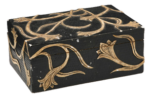 Indian Jewelry Casket in Carved Stone