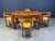 Pine Wood Dining Table and Chairs from CJ Rosengaarden, 1970s, Set of 5 For Sale - Image 11 of 12