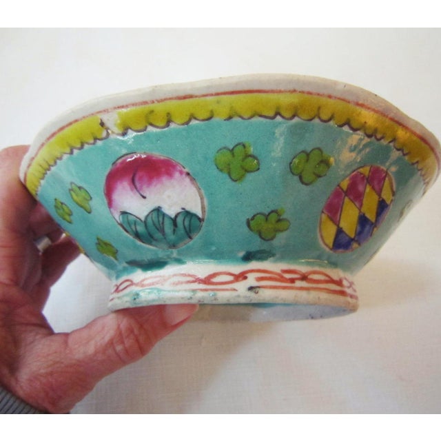 1910s Antique Chinese Export Porcelain Qing Dynasty Bowl For Sale - Image 5 of 5