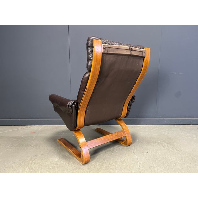 Beige Kengu Armchair from Elsa & Nordahl Solheim, 1960s For Sale - Image 8 of 9