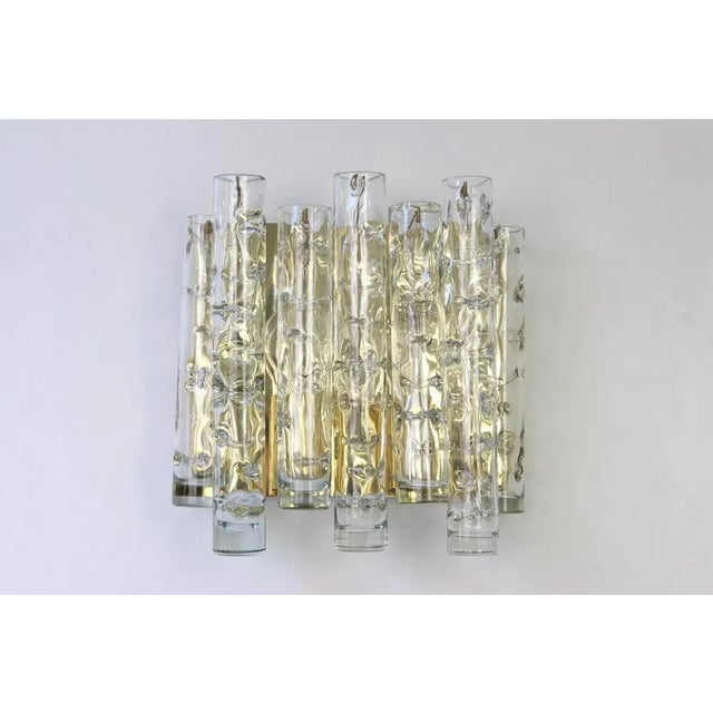 Glass Large Murano Glass Wall Sconces by Doria, Germany, 1960s, Set of 2 For Sale - Image 7 of 8