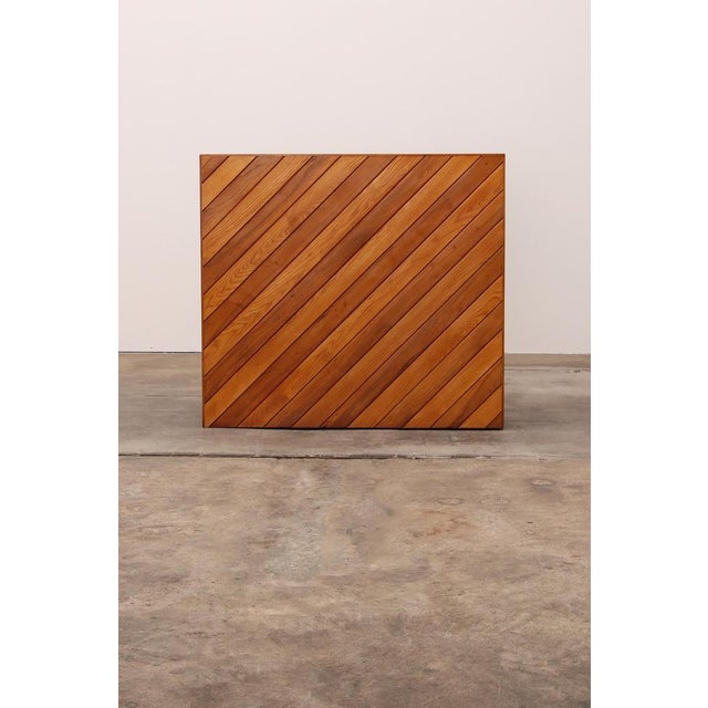 Brown Modular Beech Room Dividers with Benches, Italy, 1970s, Set of 4 For Sale - Image 8 of 18