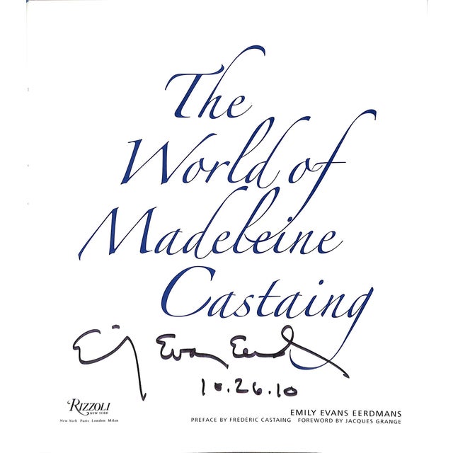 Traditional "The World of Madeleine Castaing" 2010 Eerdmans, Emily Evans (Signed) For Sale - Image 3 of 12