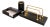 Vintage Italian Crocodile Style Embossed Leather Desk Set for Saks Fifth Avenue- 3 Pieces For Sale