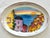 Stunning pair of large Vietri La Fenice platters, hand-painted in Italy and showcasing the vibrant artistry for which...