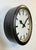 Mid-Century Modern Industrial Black Factory Wall Clock from Siemens, 1950s For Sale - Image 3 of 17