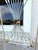 1960's Italian Hollywood Regency Style 'Coco Chanel' Sheaf of Wheat Table With Chairs- 3 Piece Set For Sale - Image 16 of 18