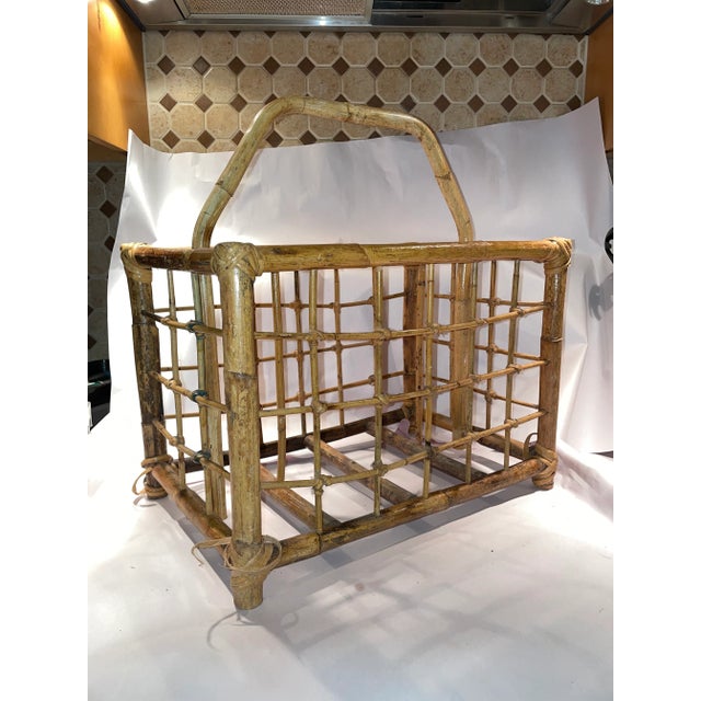 Late 19th Century Aesthetic Style English Bamboo Music or Magazine Rack For Sale - Image 10 of 12
