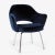 The Mid-Century Classic Vintage Eero Saarinen Executive Armchair, manufactured by Knoll Furniture, offered here as a set...