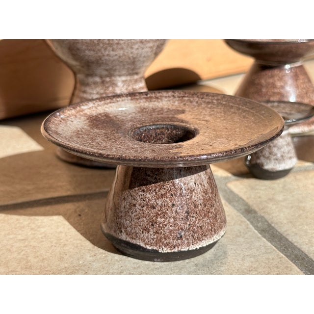 Ceramic Ceramic Candlesticks by Serocka, Germany, 1970s, Set of 5 For Sale - Image 7 of 13