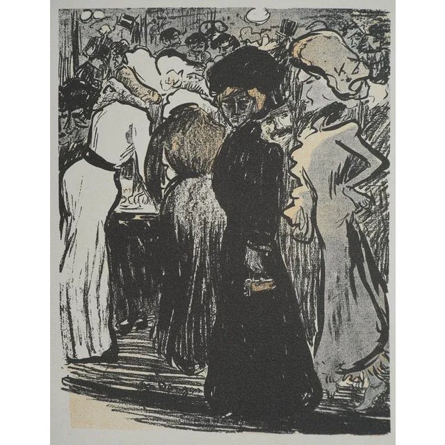 Kees VVan Dongem, Woman in Black, Lithograph For Sale - Image 3 of 7