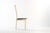Mid-Century Modern 1980s Set of 4 White Lacquer and Leather Attributed to Pietro Costantini Italian Dining Chairs For Sale - Image 3 of 12