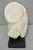 Vintage Modernist Abstract Carved Alabaster Marble Female with Long Hair Bust Figure Sculpture, Unsigned. Approx 20 lbs....