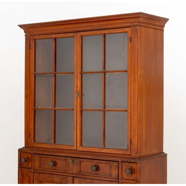Brown American South Cherry Jackson Press, 19th Century For Sale - Image 8 of 12