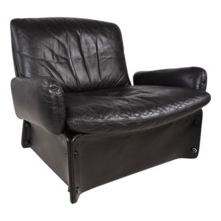 Leather Lounge Chair from Carl Straub, 1970s For Sale