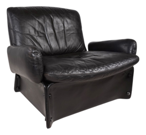 Leather Lounge Chair from Carl Straub, 1970s