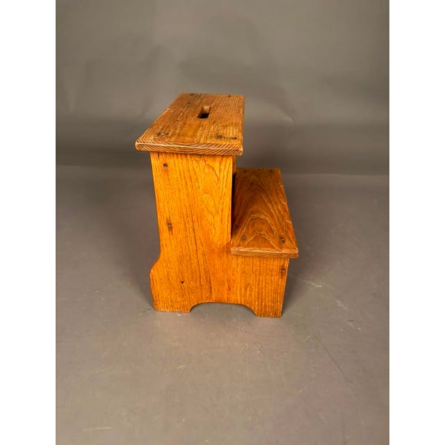 American Country Bed Steps in Ash Wood, Circa 1890 For Sale - Image 11 of 11