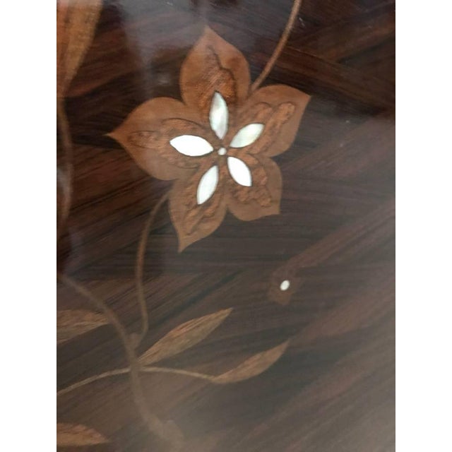 Wood French Art Deco Four Door Buffet in the Style of Jules Leleu For Sale - Image 7 of 11