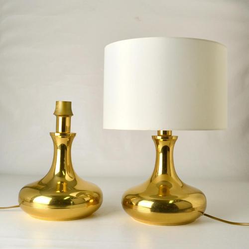 Brass Table Lamps, 1970s, Set of 2 For Sale - Image 6 of 8