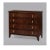 Georgian style bowfront chest with four self-closing drawers and hand-cast polished brass flourish hardware with a...