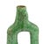 2020s Tamegroute Green Glazed Ceramic Sculptural Vase | One of a Kind For Sale - Image 5 of 7