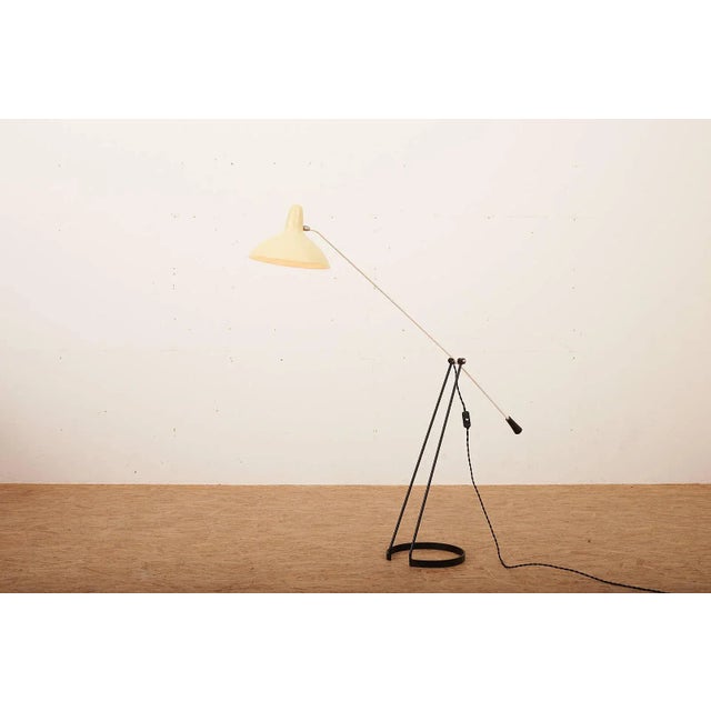 Black Metal Tivoli Grasshopper Floor Lamp with Counterweight by Floris Fiedeldij for Artimeta For Sale - Image 13 of 13