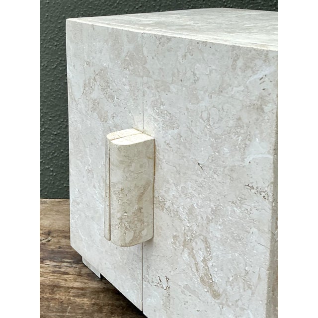 Metal Vintage Tessellated Stone Jewelry Box For Sale - Image 7 of 12