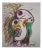Bird-of-paradise is an original drawin in mixed-media realized by Gian Paolo Berto, in 1974. Good condition. Hand-signed...