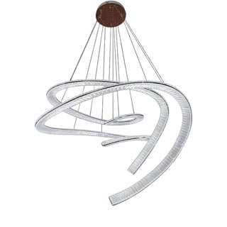 Collection Orione 2.0 Chandelier in Metal and Crystal by Jago For Sale