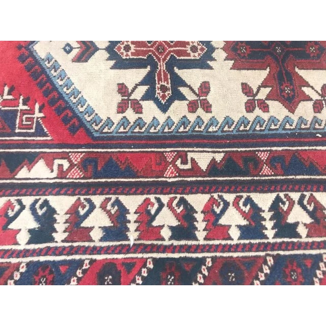 Vintage Room Size Turkish Kars Rug For Sale - Image 4 of 9