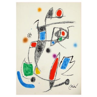 Joan Miró, Maravillas Con Variations Acrosticas 10, 1975, Lithograph For Sale